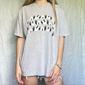 Palace Large Grey Short Sleeve Graphic Builder T-Shirt